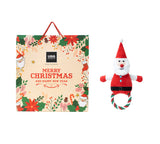 Pet Christmas Santa Chewers and Gift Bag