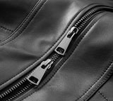 EVERAU® Sheepskin Leather Jacket Women Detachable Wool Collar Voco EVERAU