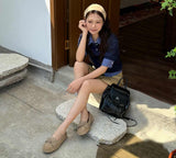 EVERAU® Women Leather Bow Casual Loafers Summer Moccasins Monty EVERAU