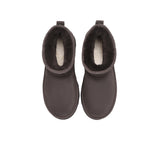 AUSTRALIAN SHEPHERD® UGG Boots Sheepskin Wool Mini Platform Thick Bottom Ronnie UGG AUSTRALIAN SHEPHERD