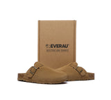 EVERAU® Adjustable Buckled Straps Slip-on Flat Sandal Slides Mason - UGG EXPRESS