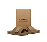 EVERAU® Adjustable Strap Embossed Slip-on Summer Sandal Slides Terrain - UGG EXPRESS