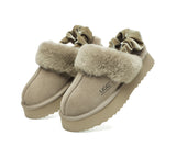 AUSTRALIAN SHEPHERD® Slippers Removable Elastic Metal Connection Velvet Strap