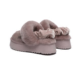 AUSTRALIAN SHEPHERD® Slippers Removable Elastic Metal Connection Velvet Strap