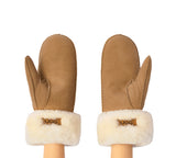 AUSTRALIAN SHEPHERD® Fluffy Sheepskin Wool Mittens Nuttoa UGG AUSTRALIAN SHEPHERD
