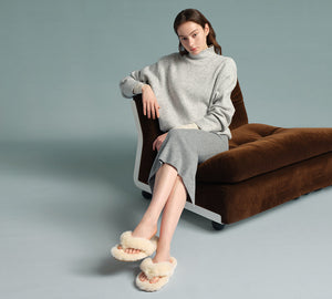 AUSTRALIAN SHEPHERD® UGG Thongs Women Fluffy Slides Farah UGG AUSTRALIAN SHEPHERD