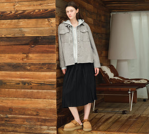 AUSTRALIAN SHEPHERD® UGG Slippers Sheepskin Wool Slingback Platform Cozeln UGG AUSTRALIAN SHEPHERD