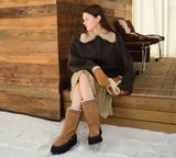 AUSTRALIAN SHEPHERD® UGG Boots Sheepskin Wool Chunky Platform Tall Glacelle UGG AUSTRALIAN SHEPHERD