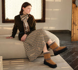 AUSTRALIAN SHEPHERD® UGG Boots Sheepskin Wool Mid Calf Chunky Platform Glacelle UGG AUSTRALIAN SHEPHERD