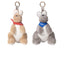 AUSTRALIAN SHEPHERD® Cute Scarfed Plush Kangaroo Keyrings