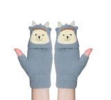 EVERAU® Fingerless Ultra Plush Knit Ewe Gloves