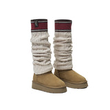 AUSTRALIAN SHEPHERD® Women Stretchy Knit Thick Leg Warmer Socks - UGG EXPRESS