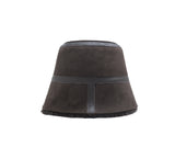 AUSTRALIAN SHEPHERD® Fluffy Sheepskin Wool Bucket Patchwork Hat