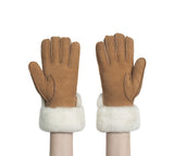 AUSTRALIAN SHEPHERD® Fluffy Sheepskin Wool Shearling Lined Gloves Puni