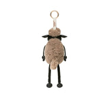 AUSTRALIAN SHEPHERD® Fluffy Sheepskin Wool Sheep Keyrings