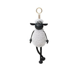 AUSTRALIAN SHEPHERD® Fluffy Sheepskin Wool Sheep Keyrings