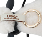 AUSTRALIAN SHEPHERD® Fluffy Sheepskin Wool Sheep Keyrings