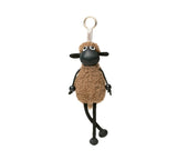 AUSTRALIAN SHEPHERD® Fluffy Sheepskin Wool Sheep Keyrings