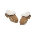 AUSTRALIAN SHEPHERD® UGG Slippers Sheepskin Wool Ankle Chunky Platform Murray