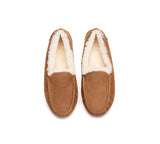 EVERAU® UGG Slippers Sheepskin Wool Moccasin Loafers Pielet EVERAU