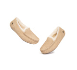 EVERAU® UGG Slippers Sheepskin Wool Moccasin Loafers Pielet EVERAU
