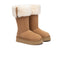 AUSTRALIAN SHEPHERD® UGG Boots Sheepskin Wool Collar Tall Platform Eleny