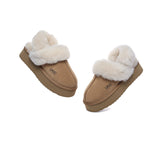 AUSTRALIAN SHEPHERD® UGG Slippers Women Removable Wool Strap Slingback Platform Musa - UGG EXPRESS