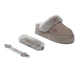 AUSTRALIAN SHEPHERD® UGG Slippers Women Removable Wool Strap Slingback Platform Musa - UGG EXPRESS