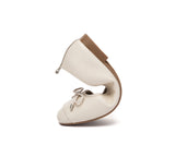EVERAU® Women Leather Bow Ultra Soft Ballet Flats Suvel EVERAU