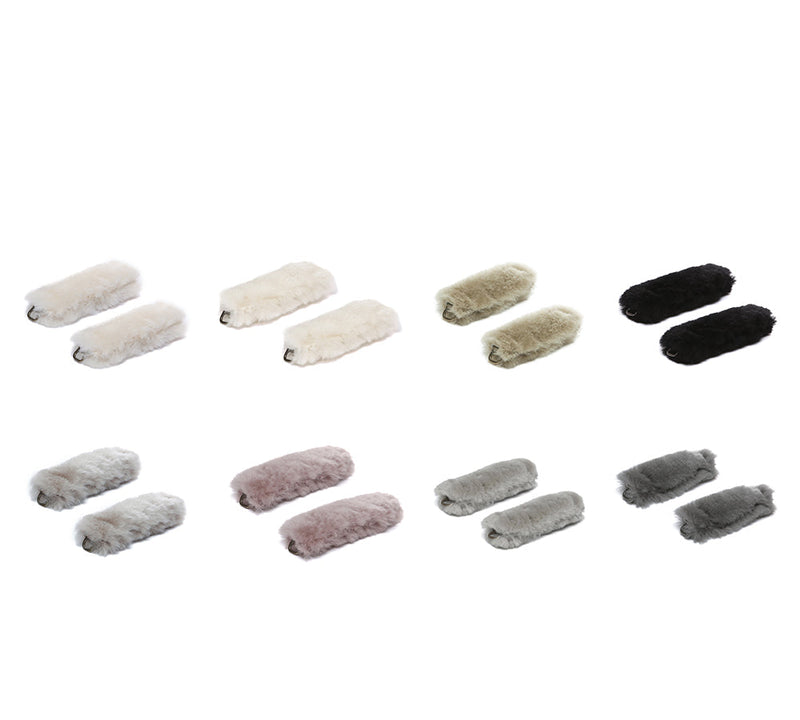 AUSTRALIAN SHEPHERD® Slippers Removable Elastic Metal Connection Plush Shearling Strap UGG AUSTRALIAN SHEPHERD