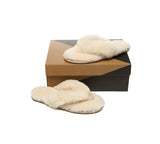 AUSTRALIAN SHEPHERD® UGG Thongs Women Fluffy Slides Farah