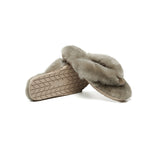 AUSTRALIAN SHEPHERD® UGG Thongs Women Fluffy Slides Farah