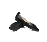 EVERAU® Women Leather Pointed Toe Ballet Flats Everly - UGG EXPRESS