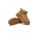 EVERAU® UGG Boots Sheepskin Wool Ankle Ultra Mini Platform - UGG EXPRESS