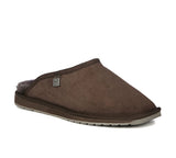 EMU® UGG Slippers Men Australian Made Sheepskin Wool Scuff Platinum Esperence EMU