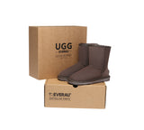 UGG EVERAU® UGG Boots Double Faced Sheepskin Wool Short Classic - UGG EXPRESS