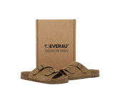 EVERAU® Adjustable Strap Embossed Slip-on Summer Sandal Slides Alexis - UGG EXPRESS