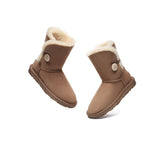 UGG EVERAU® UGG Boots Double Faced Sheepskin Wool Short Button