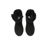 UGG EVERAU® UGG Boots Double Faced Sheepskin Wool Short Button