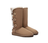 UGG EVERAU® UGG Boots Double Faced Sheepskin Wool Tall Button - UGG EXPRESS