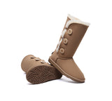 UGG EVERAU® UGG Boots Double Faced Sheepskin Wool Tall Button