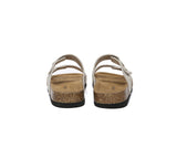 EVERAU® Double Straps Embossed Slip-on Summer Sandal Slides Aurelia - UGG EXPRESS