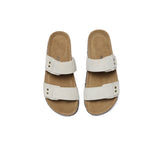 EVERAU® Double Straps Embossed Slip-on Summer Sandal Slides Aurelia - UGG EXPRESS