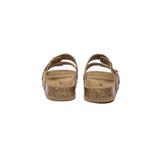 EVERAU® Double Straps Embossed Slip-on Summer Sandal Slides Aurelia - UGG EXPRESS