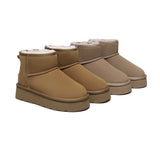 AUSTRALIAN SHEPHERD® UGG Boots Sheepskin Wool Ankle Platform Rommie - UGG EXPRESS