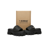 EVERAU® Women Woven Chunky Platform Sandals - UGG EXPRESS