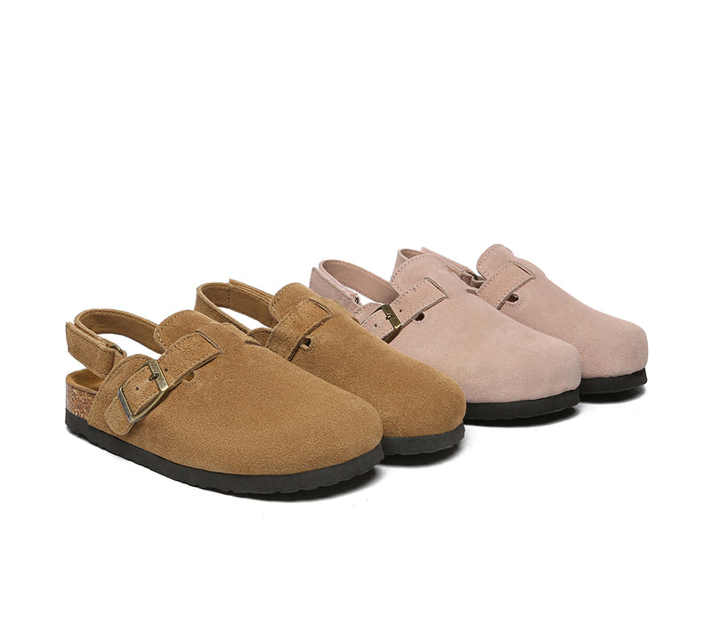 EVERAU® Kids Sandals Adjustable Buckle Straps Slingback Flat Clogs - UGG EXPRESS