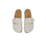 EVERAU® Double Adjustable Strap Embossed Slip-on Summer Flat Clog Slides Skyler - UGG EXPRESS