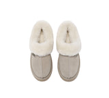 UGG EVERAU® UGG Slippers Women Sheepskin Wool Collar Ankle Platform Gabri - UGG EXPRESS