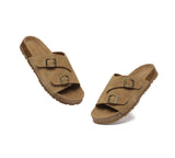 EVERAU® Adjustable Strap Embossed Slip-on Summer Sandal Slides Alexis - UGG EXPRESS